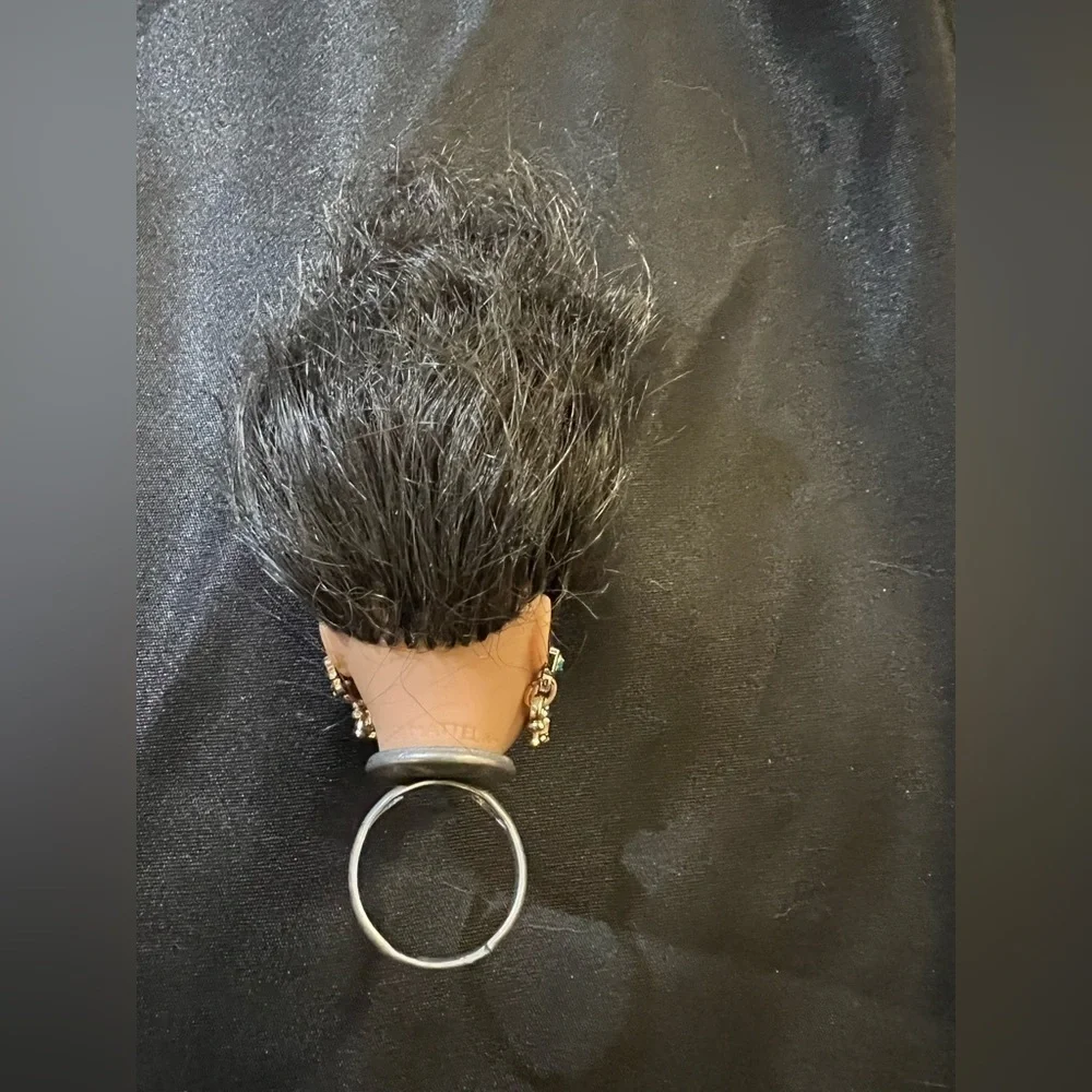 Doll head beaded adjustable rings